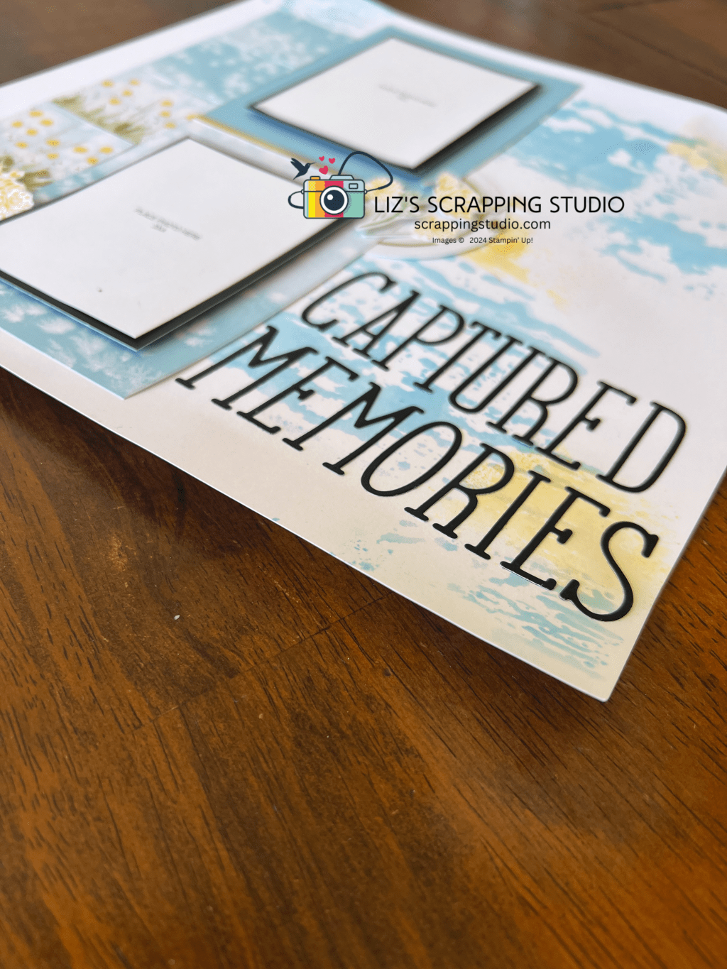 Ink and Water Fun: Scrapbooking Layout Tutorial | Stampin’ Up! Paper Pumpkin&nbsp;Kit
