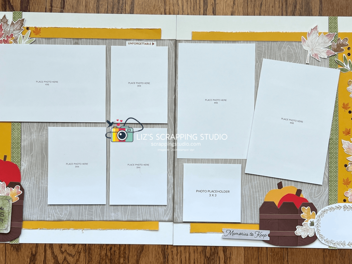 Crafting with Leftovers: Transforming Scraps into Stunning Layouts!&nbsp;🍂✂️