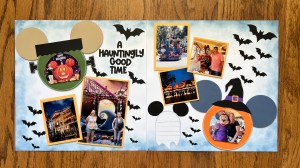 Alternative Halloween layout from the virtual album retreat